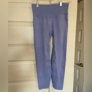 VS Pink New Ribbed 7/8 Leggings